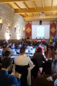 Conferencia en el I Congreso nacional sobre la Orden Militar de Calatrava, sala capitular del Castillo de Alcaudete