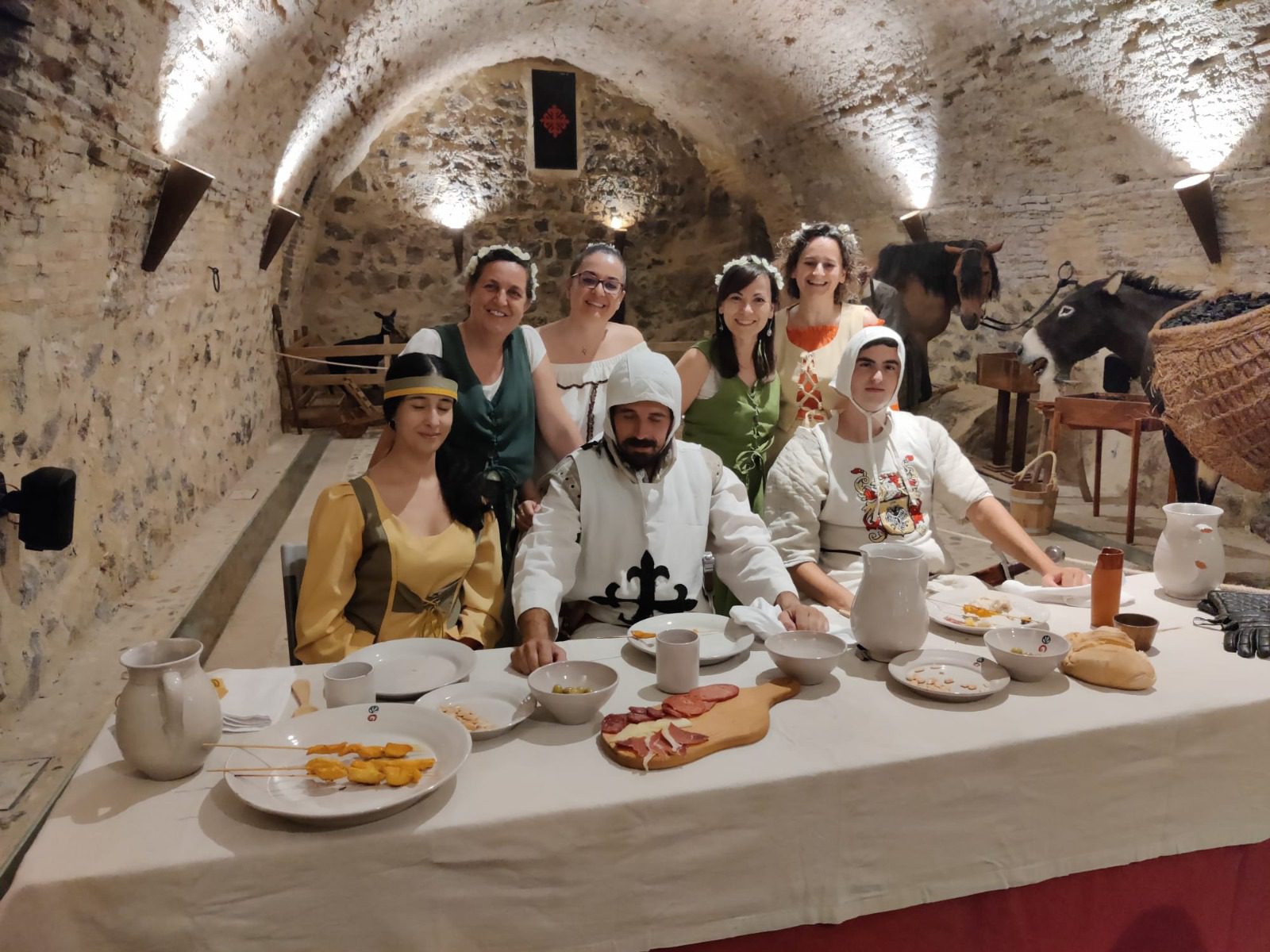 Cena medieval teatralizada en el Castillo Calatravo de Alcaudete